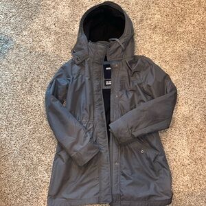 Gray Abercrombie and Fitch winter coat Small